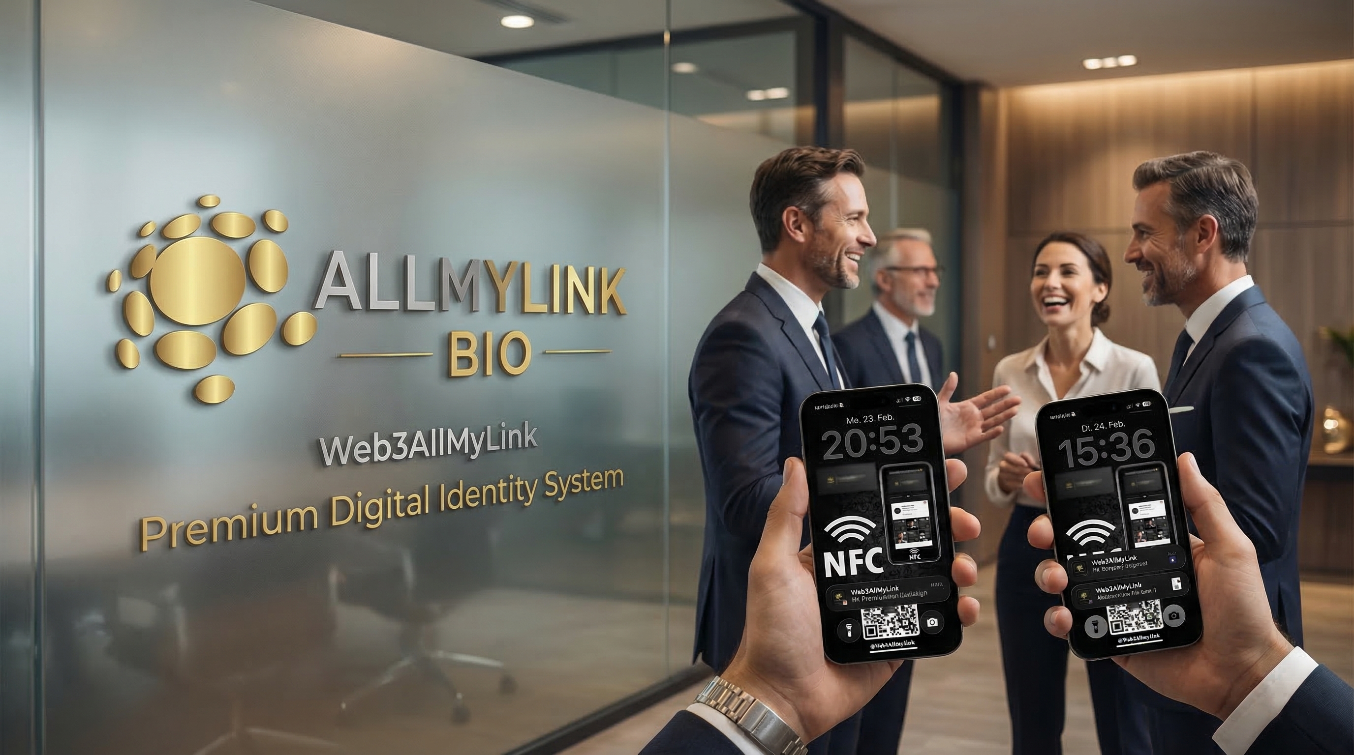 AllMyLink Team - NFC Cards in Action